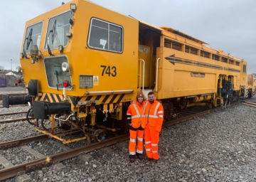 Trainees Deborah Larkin and Marius Ciorba