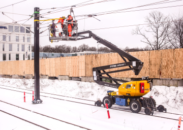 Oberleitungsanlage f&uuml;r die Greater Copenhagen Light Rail