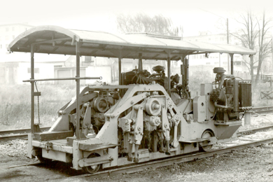 75-Jahre-maschineller-Gleisbau-Österreich-Matisa-im-Jahr-1950